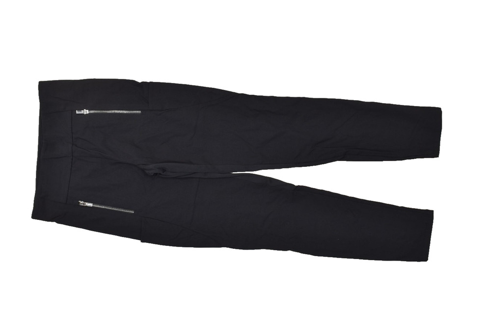 Athleta Women Black Zip Pocket Ankle Length Pants Size 2 Recycled Nylon Pull On